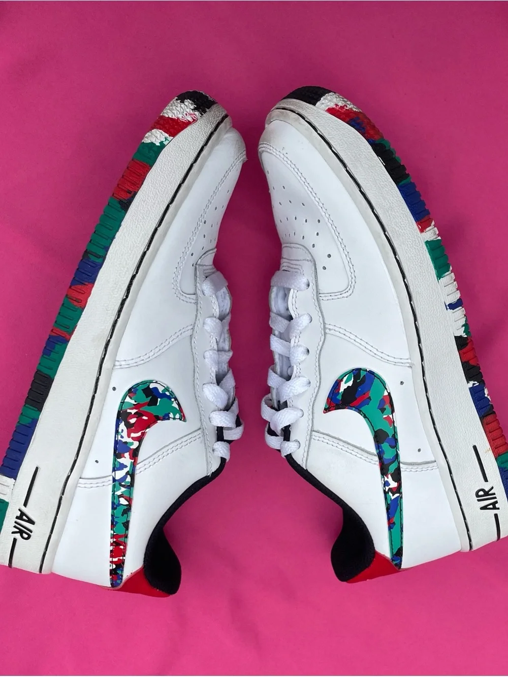 Nike Air Force One Low “Crayon White” Kids Sneaker Size 4Y/W(EU)35:(US)5.5